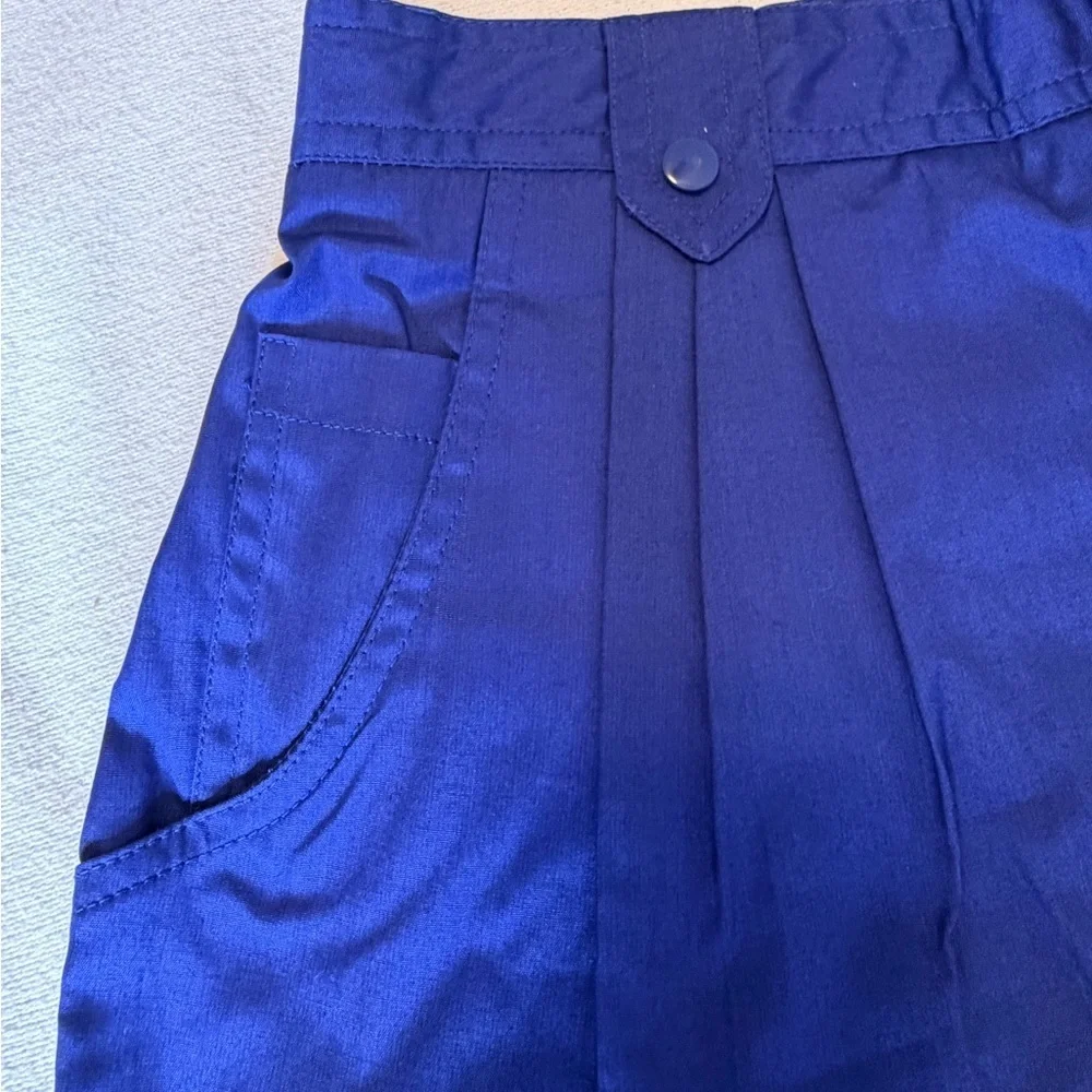 Fundamental Things NWT Dead Stock Cobalt Blue High Waist Pleated Walking 12